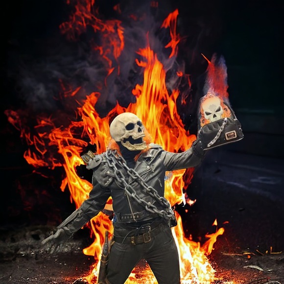 Loungefly Ghost Rider Mini Backpack - Exclusive MegaCon Orlando - Picture 1 of 8